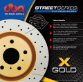 Brzdové kotouče DBA na Nissan 350Z 3.5 V6 (Track model) Brembo dvoupístové brzdiče (03-) - přední DBA4600X