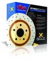 Brzdové kotouče DBA na Nissan 350Z 3.5 V6 (Track model) Brembo dvoupístové brzdiče (03-) - přední DBA4600X