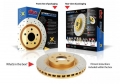 Brzdové kotouče DBA na Nissan 350Z 3.5 V6 (Track model) Brembo dvoupístové brzdiče (03-) - zadní DBA4601X