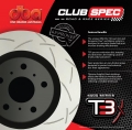 Brzdové kotouče DBA na Nissan 350Z 3.5 V6 17" kola (10/05-) - zadní DBA42309S