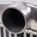 Intercooler FMIC 760 x 280 x 75mm (700 x 180 x 75mm) twin-turbo - výstupy 63,5/76mm