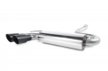 Downpipe back Milltek Audi Coupe UR Quattro 10v Turbo (81-89) - verze s rezonátorem - koncovka černá