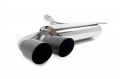 Downpipe back Milltek Audi Coupe UR Quattro 10v Turbo (81-89) - verze s rezonátorem - koncovka černá