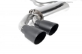 Downpipe back Milltek Audi Coupe UR Quattro 10v Turbo (81-89) - verze s rezonátorem - koncovka černá
