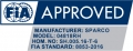 Bezpečnostní pás Sparco 04818RAC 3" 6-bodový modrý - karabina (FIA homologace)