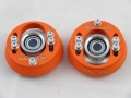 Přední horní uložení tlumičů (Pillowball Top Mounts) Silver Project Seat Cordoba 6K2/6L2 / Ibiza Mk3 6K1/Mk4 6L1 - -15mm