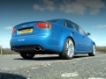 Catback výfuk Milltek Audi RS4 B7 4.2 V8 Sedan/Avant/Cabrio (06-08) - verze bez rezonátorů s klapkami - koncovky leštěné