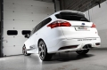 Catback výfuk Milltek Ford Focus Mk3 ST 2.0 EcoBoost kombi/sedan/limousine (12-) - verze bez rezonátoru - koncovky černé