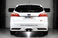 Catback výfuk Milltek Ford Focus Mk3 ST 2.0 EcoBoost kombi/sedan/limousine (12-) - verze bez rezonátoru - koncovky černé