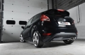 Catback výfuk Milltek Ford Fiesta Mk6 ST180 / ST200 1.6T EcoBoost (13-17) - verze s rezonátorem - koncovka titanová (homologace)