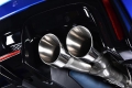Catback výfuk Milltek Honda Civic Type-R FK2 2.0T i-VTEC (15-17) - závodní verze - koncovky titanové modré