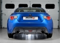 Primary catback výfuk Milltek Subaru BRZ 2.0 (12-) - verze bez rezonátoru - koncovky titanové modré