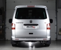 Catback výfuk Milltek VW Transporter T5 SWB 180PS 2.0 BiTDI (10-15) - verze s rezonátorem - koncovka leštěná