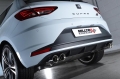 Catback výfuk Milltek Seat Leon 5F Cupra 280/290 2.0 TSI (14-) - verze bez rezonátoru - koncovky leštěné Quad