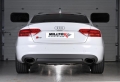 Catback výfuk Milltek Audi S5 B8 Sportback 3.0 TFSI Quattro (10-11) - verze bez rezonátoru Race - koncovky černé GT