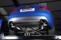 Catback výfuk Milltek Audi S5 B8 Coupe/Cabriolet 3.0 TFSI S-tronic (09-11) - verze s klapkami - koncovky černé Oval