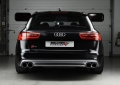 Catback výfuk Milltek Audi S6 C7 4.0 TFSI Quattro (12-) - verze bez rezonátoru s klapkami - koncovky titanové