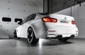 Catback výfuk Milltek BMW 3-Series F80 M3 sedan (14-) - závodní verze - koncovky titanové