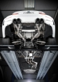 Catback výfuk Milltek BMW 3-Series F80 M3 sedan (14-) - závodní verze - koncovky černé