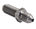 Upínací hlava (bulkhead) D-03 (AN3) 3/8"x24-UNF - M10 x 1,0 - nerezová