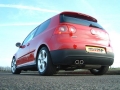 Catback výfuk Milltek VW Golf 5 GTi 2.0 TFSI (04-09) - verze s rezonátorem Race - koncovka černá