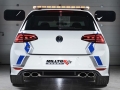 Catback výfuk Milltek VW Golf 7 GTi včetně Performance Pack, Clubsport/S (13-) - hlasitá verze Road - koncovky leštěné (R style)