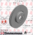 Přední brzdové kotouče Zimmermann BMW 348x36mm - 5x112mm - plné