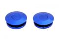 Nerezové držáky kapoty Epman Push Clip - modré | High performance parts