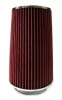 Sportovní filtr univerzální 76mm červený | High performance parts