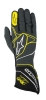 Závodní rukavice Alpinestars Tech 1ZX - antracit/žluté | 