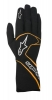 Závodní rukavice Alpinestars Tech 1 Race - černé/ozanžové | 