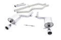 Catback výfuk Milltek Audi S4 B6 4.2 V8 Quattro Sedan/Avant/Cabrio (03-05) - verze bez rezonátoru - koncovky leštěné Jet
