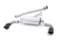 Secondary catback výfuk Milltek Toyota GT86 2.0 (12-) - verze bez rezonátoru - koncovky černé