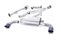 Primary catback výfuk Milltek Toyota GT86 2.0 (12-) - verze s rezonátorem - koncovky titanové modré