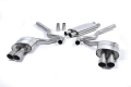 Catback výfuk Milltek Ford Mustang 5.0 V8 GT Fastback (15-18) - verze ValveSonic - koncovky titanové Quad (Roush)
