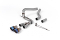 Catback výfuk Milltek Ford Focus Mk3 ST 2.0 TDCi 5-dv. kombi/sedan/limousine (12-) - koncovky titanové modré