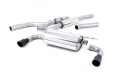 Catback výfuk Milltek BMW 4-Series F32 428i Coupe automat N20 (14-19) - verze s rezonátorem - koncovky dual černé
