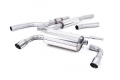 Catback výfuk Milltek BMW 4-Series F32 428i Coupe automat N20 (14-19) - verze s rezonátorem - koncovky dual leštěné