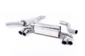 Secondary catback výfuk Milltek BMW 1-Series E82 M Coupe (11-12) - verze s rezonátorem - koncovka leštěné (homologace)