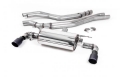 Catback výfuk Milltek BMW 1-Series F20 / F21 LCI M140i 3/5dv. (15-18) - závodní verze - koncovky černé