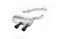 Catback výfuk Milltek VW Golf 5 R32 3.2 V6 (05-09) - verze bez rezonátoru - koncovka černá