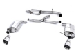 Catback výfuk Milltek VW Golf 7 2.0 TFSI Alltrack/Kombi 4-Motion (16-) - verze s rezonátorem - koncovky titanové