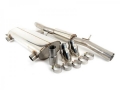 Catback výfuk Milltek Audi TT 8N 1.8T 225PS Quattro Coupe/Roadster (98-06) - verze s rezonátorem Race - koncvoky titanové