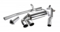 Downpipe back Milltek Audi Coupe UR Quattro 10v Turbo (81-89) - verze bez rezonátoru - koncovka leštěná