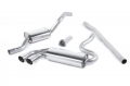 Downpipe back Milltek Audi Coupe UR Quattro 10v Turbo (89-91) - verze s rezonátorem - koncovka titanová