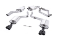 Catback výfuk Milltek Audi S5 B8 Sportback 3.0 TFSI Quattro (10-11) - verze s rezonátorem - koncovky černé GT (homologace)