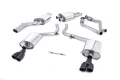 Catback výfuk Milltek Audi S5 B8 Coupe/Cabriolet 3.0 TFSI S-tronic (09-11) - verze s rezonátorem - koncovky černé GT (homologace)