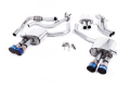 Catback výfuk Milltek Audi S5 B9 3.0 TFSI V6 Coupe sport. difer. (17-) - verze s rezonátorem - koncovky titanové modré (homologace)