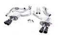 Catback výfuk Milltek Audi S5 B9 3.0 TFSI V6 Sportback bez sport. difer., s výzt./bez výzt. (17-) - verze bez rezonátoru - koncovky černé GT90