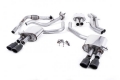 Catback výfuk Milltek Audi S5 B9 3.0 TFSI V6 Sportback bez sport. difer., s výzt./bez výzt. (17-) - verze s rezonátorem - koncovky černé Oval (homologace)